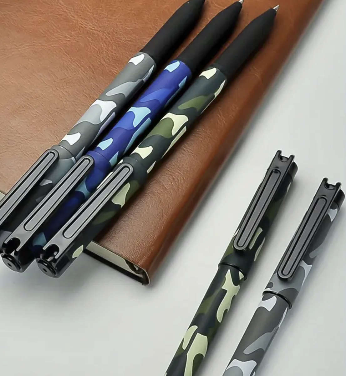 5pcs Camo 0.5mm Ballpoint Pens