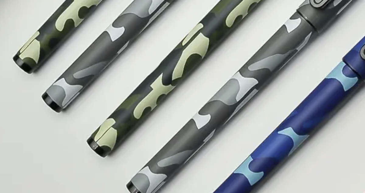 5pcs Camo 0.5mm Ballpoint Pens