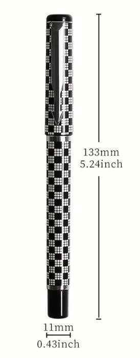 Chequered Gel Pen