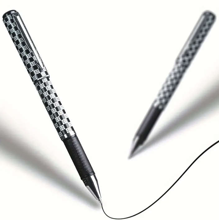 Chequered Gel Pen