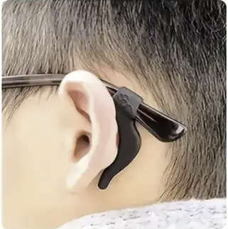 Silicone Anti-slip Ear Hook (Black)
