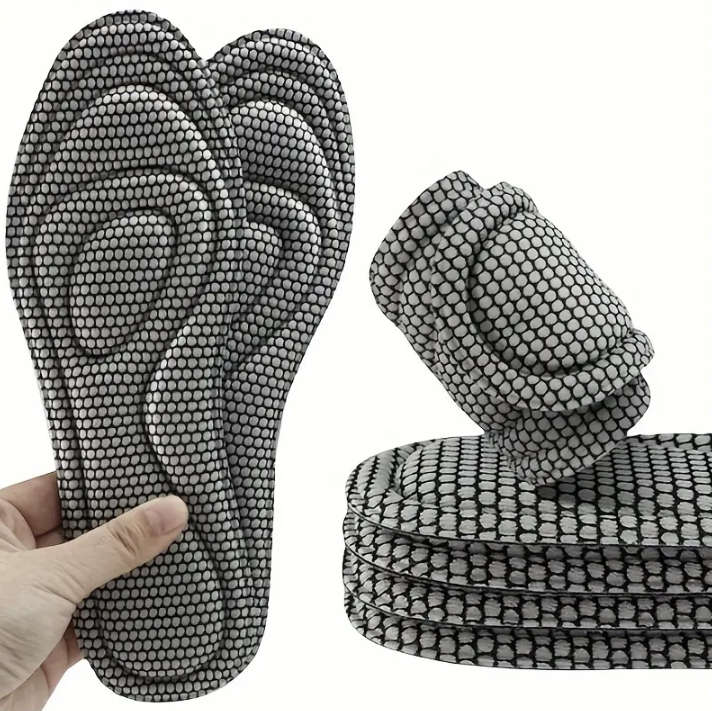 5D Memory Foam Orthopedic Sports Insoles (UNISEX) Size 43 - 44 ***CAN BE CUT TO SIZE***