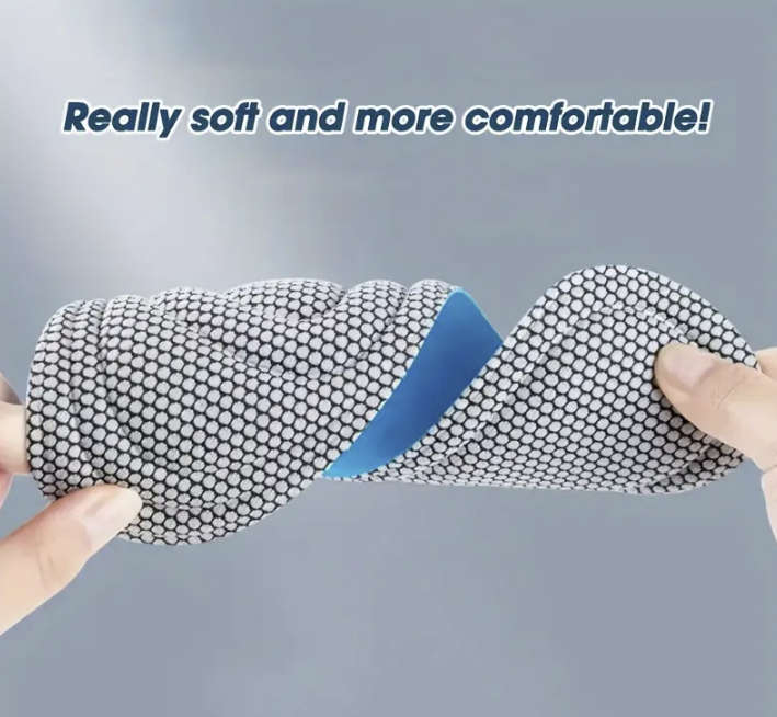 5D Memory Foam Orthopedic Sports Insoles (UNISEX) Size 43 - 44 ***CAN BE CUT TO SIZE***