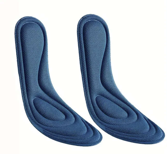 5D Memory Foam Orthopedic Sports Insoles (UNISEX) Size 43 - 44 ***CAN BE CUT TO SIZE***