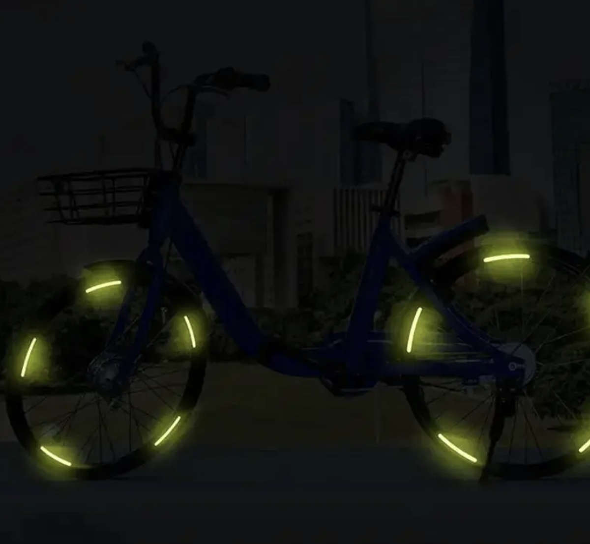 20pcs Reflective Wheel Stickers (White)