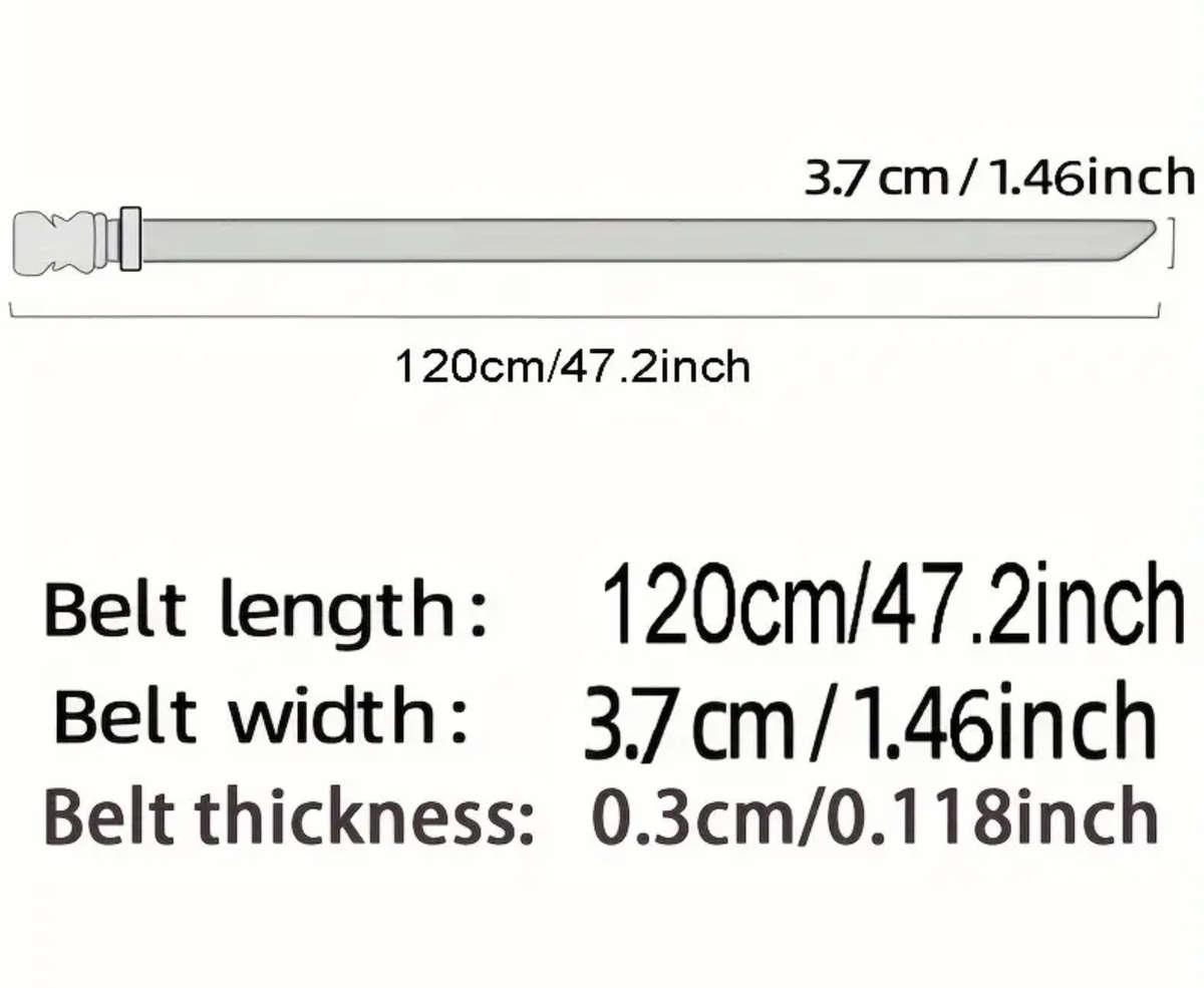 ***GOLF*** Grey Canvas Belt - 120cm