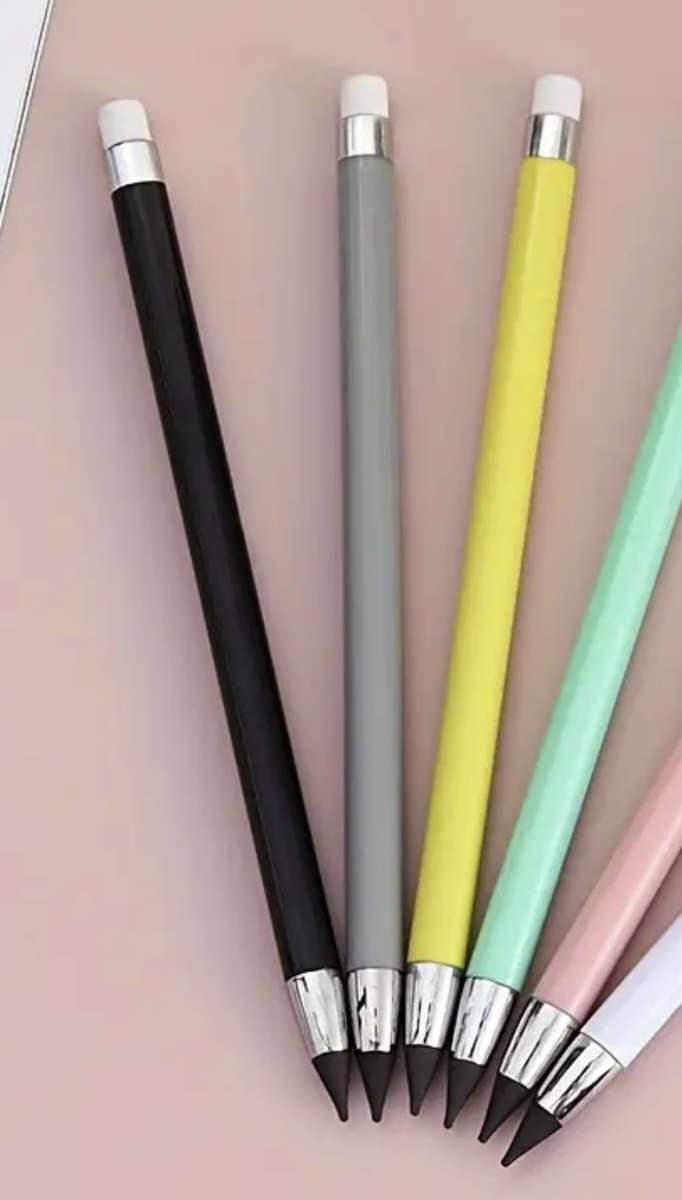 Eternity Pencil with Pull Cap (BLACK) - never needs sharpening