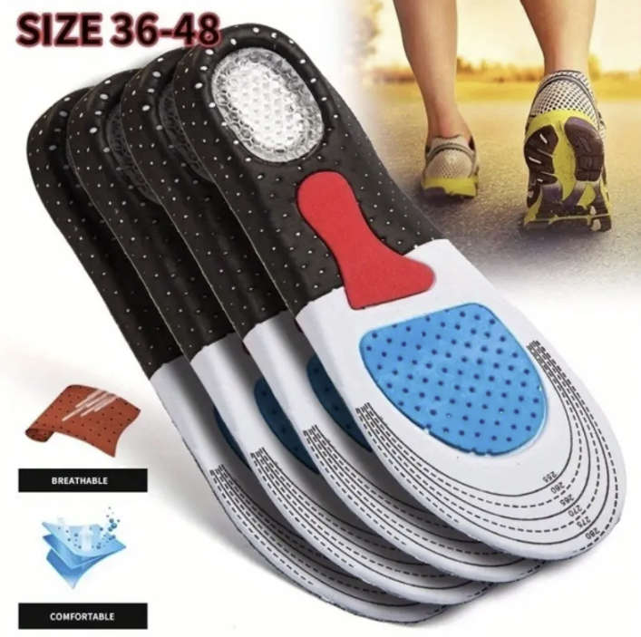 High Density 4D Sponge Gel Insoles (Size 40 - 45)