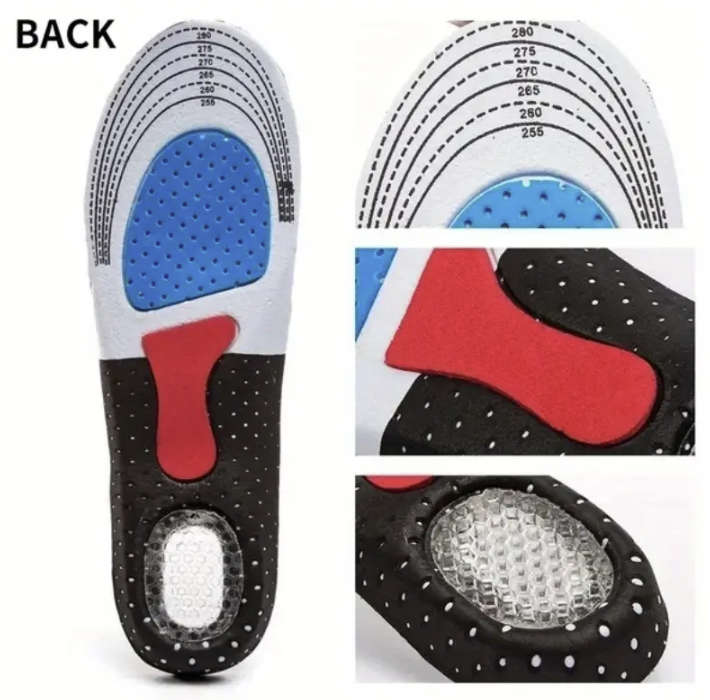 High Density 4D Sponge Gel Insoles (Size 40 - 45)