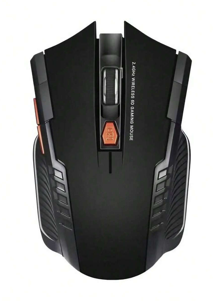 2.4GHz Wireless Optical Gaming Mouse for PC or Laptop (Silver)