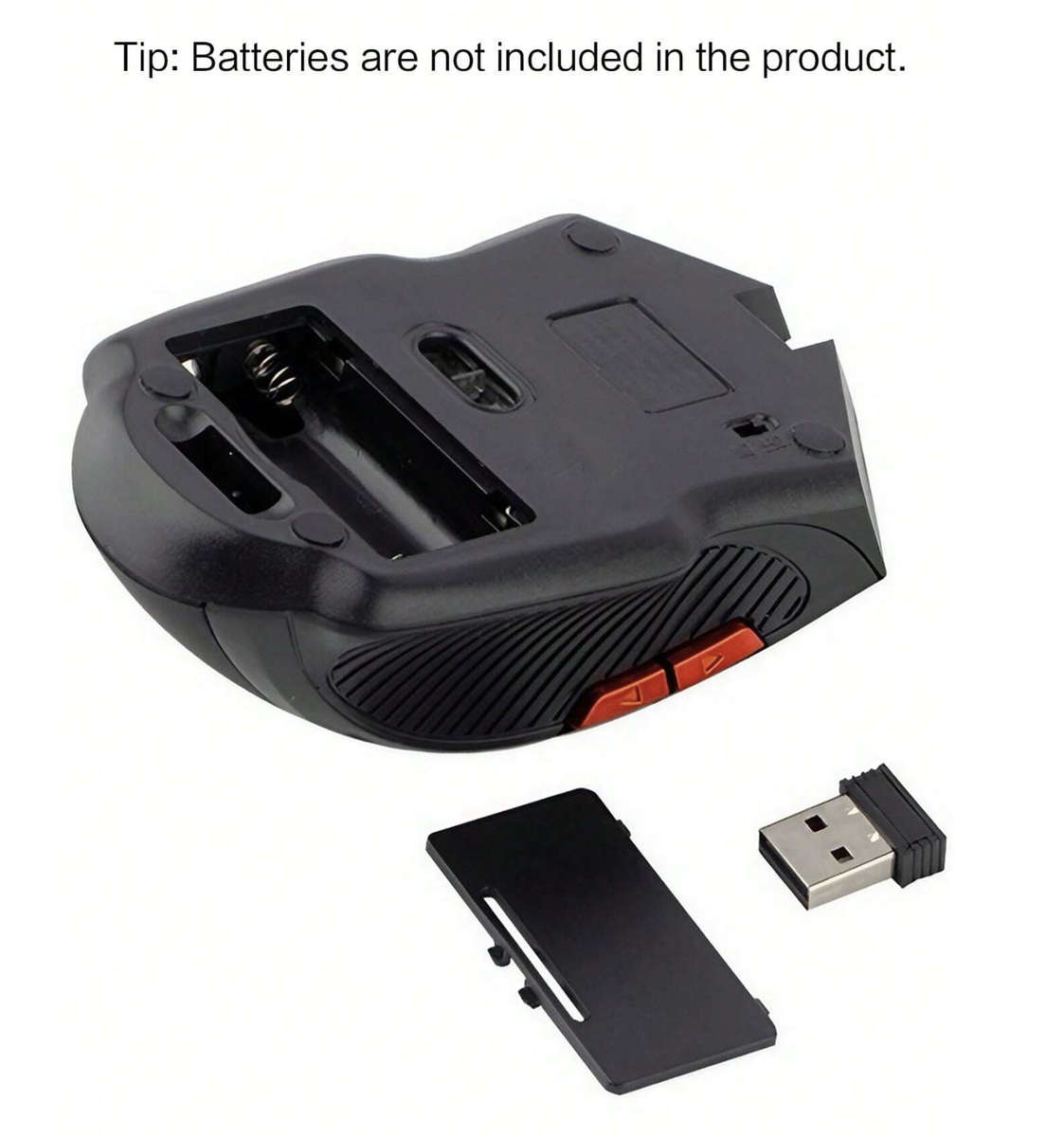 2.4GHz Wireless Optical Gaming Mouse for PC or Laptop (Silver)