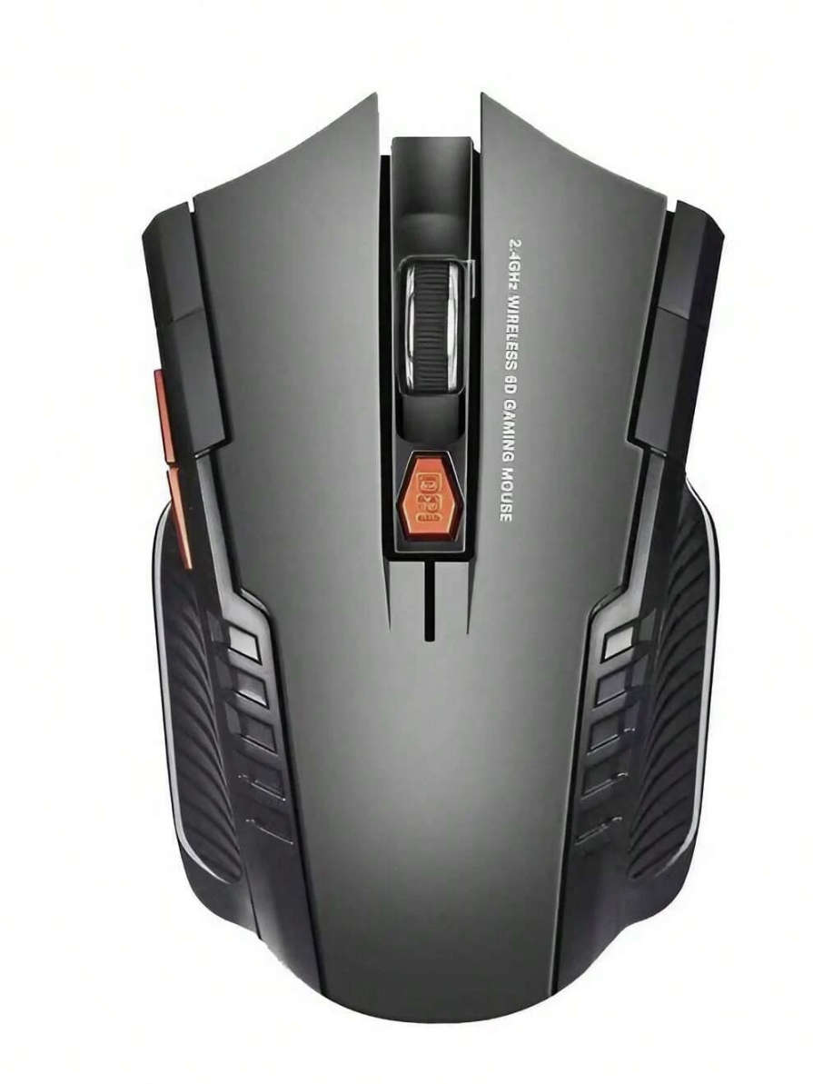 2.4GHz Wireless Optical Gaming Mouse for PC or Laptop (Silver)