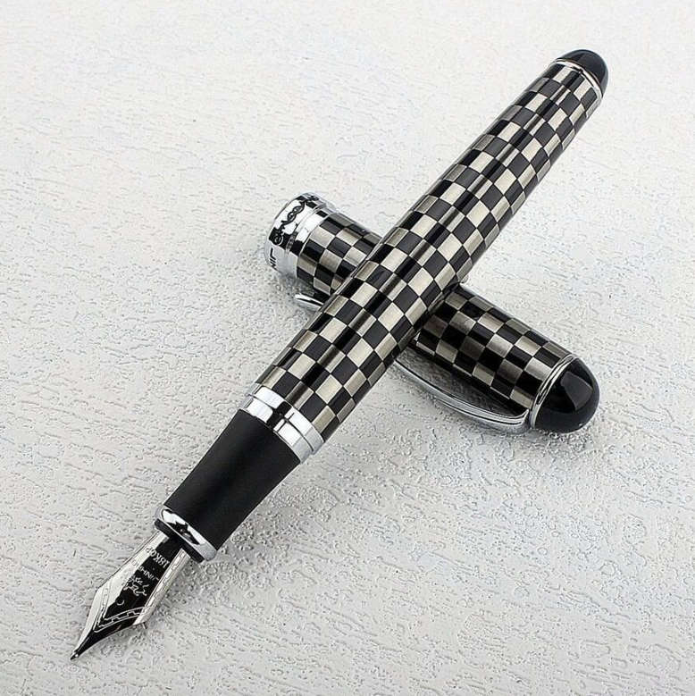 Classic & Trendy Metal Fountain Pen with Steel Nib