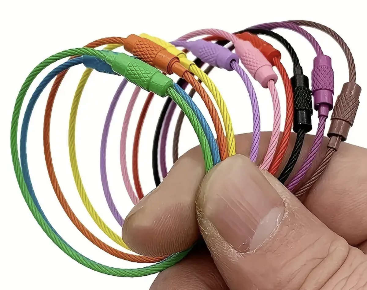 15pcs / 1 pack Full Color Multi-purpose Stainless Steel Cable Wire