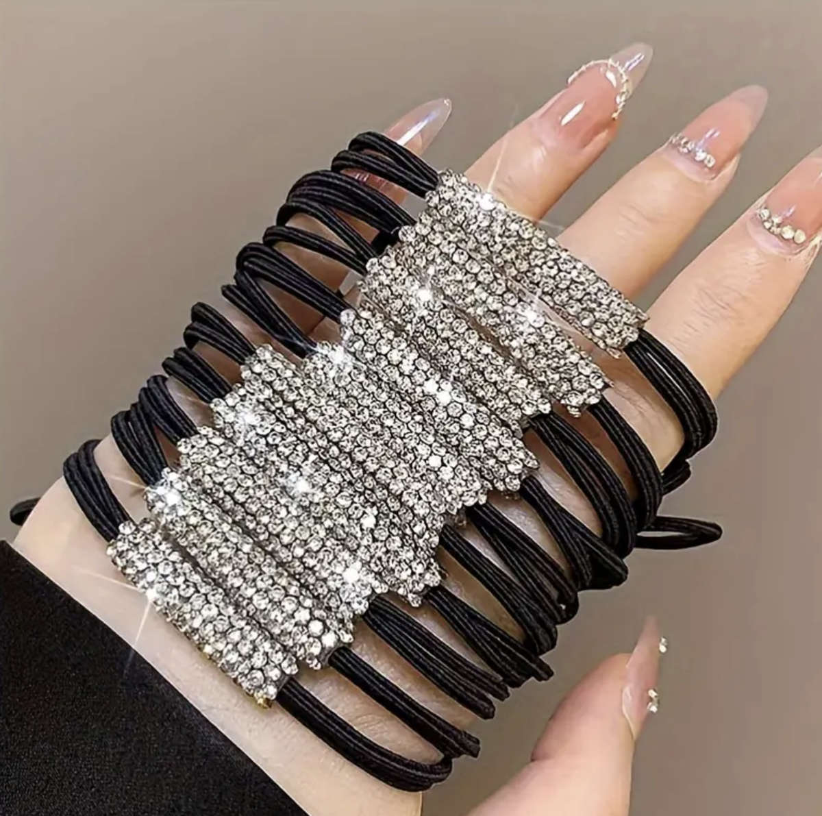 BLING Glitter Double Layer Durable Hair Tie