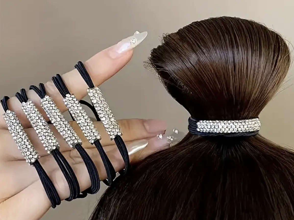 BLING Glitter Double Layer Durable Hair Tie