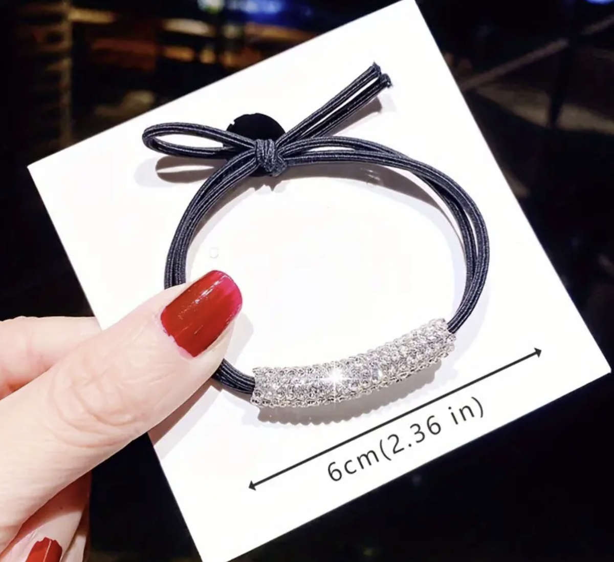 BLING Glitter Double Layer Durable Hair Tie