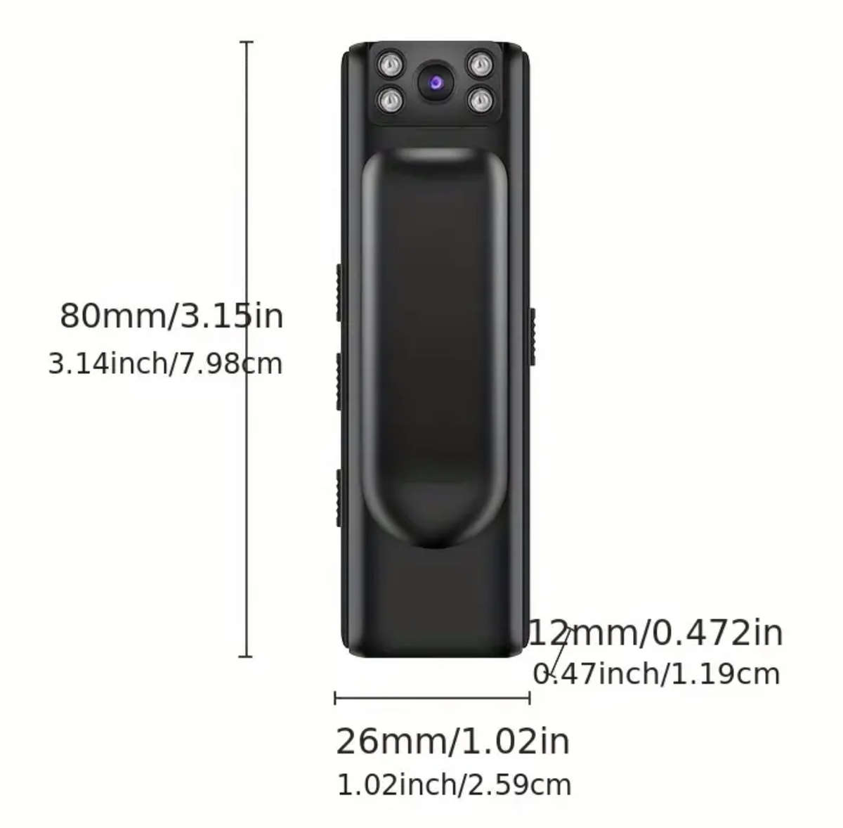 Portable Wearable Action Camera
