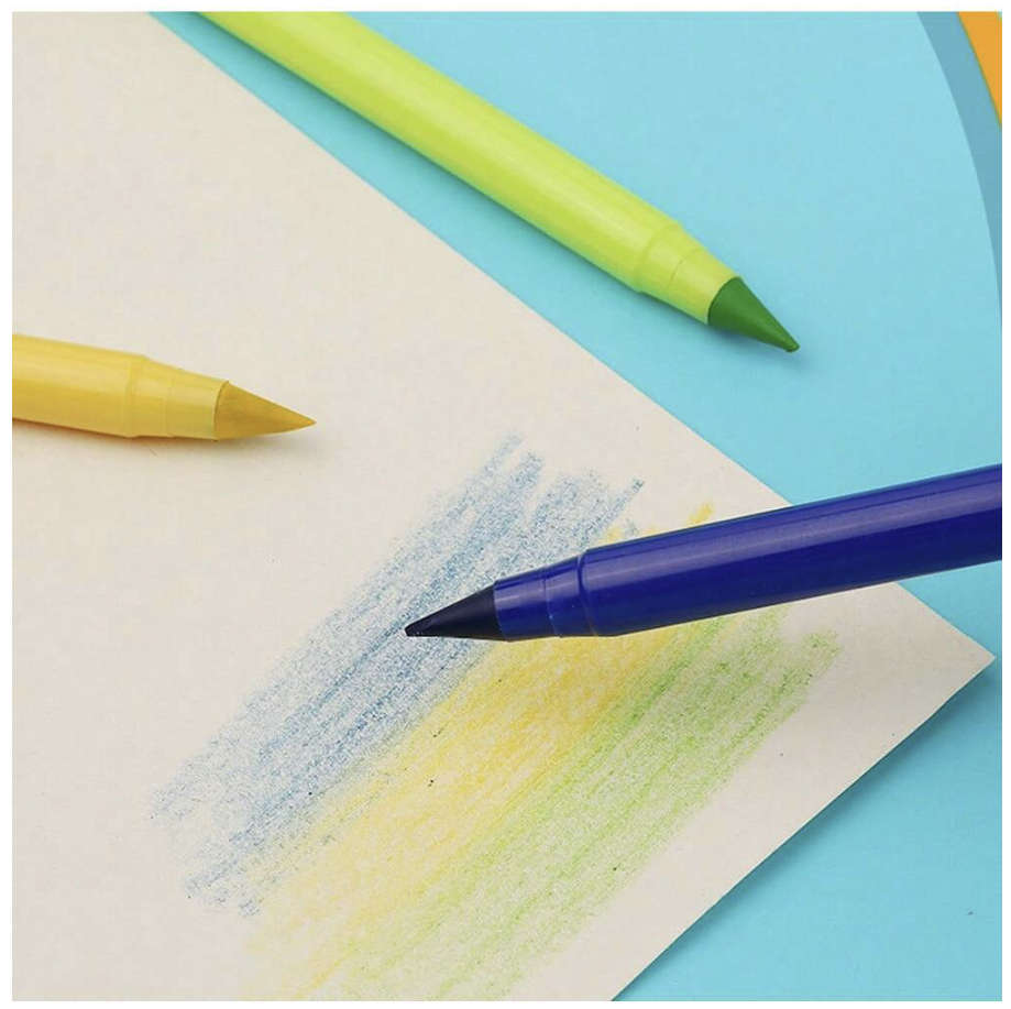 46pcs Colored Eternal Non-Sharpening Pencils With Erasable Lead