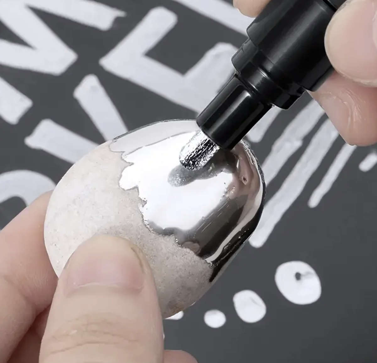 Reflective Mirror Silver Marker Pen