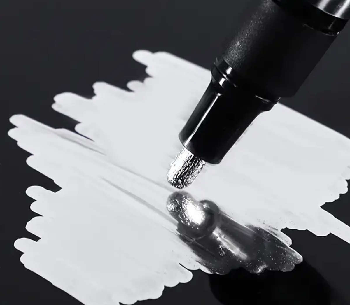 Reflective Mirror Silver Marker Pen
