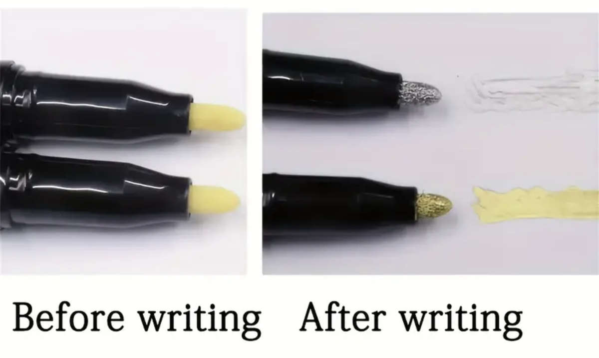 Reflective Mirror Silver Marker Pen