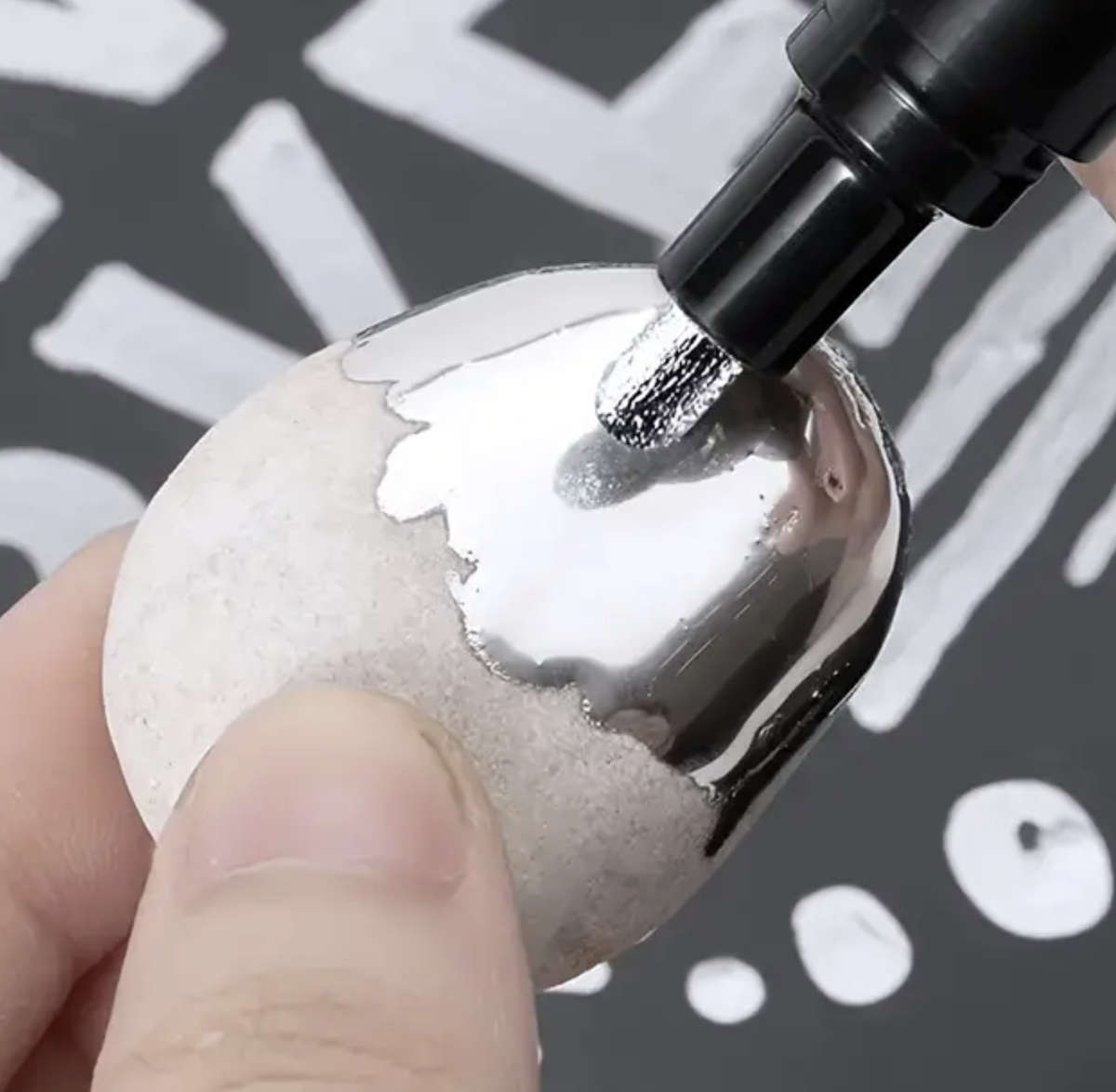 Reflective Mirror Silver Marker Pen