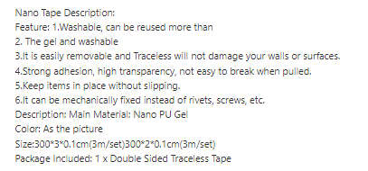 Nano Double-Sided Tape