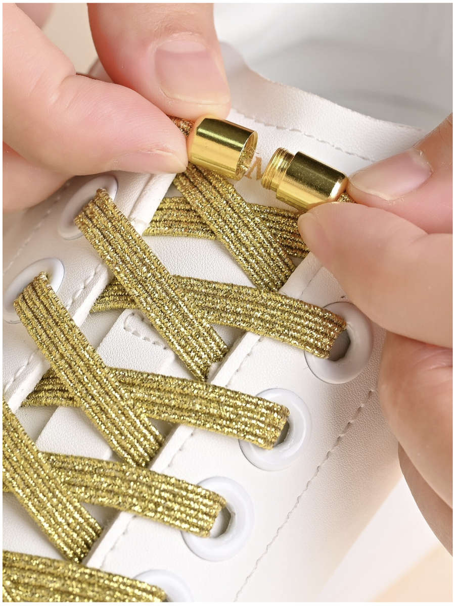 No Tie Shoelace (Gold)