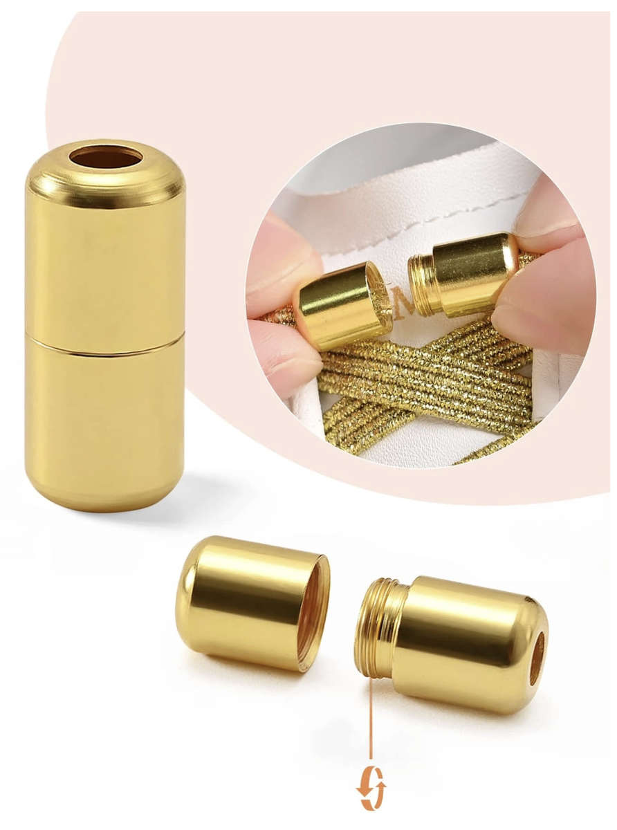 No Tie Shoelace (Gold)