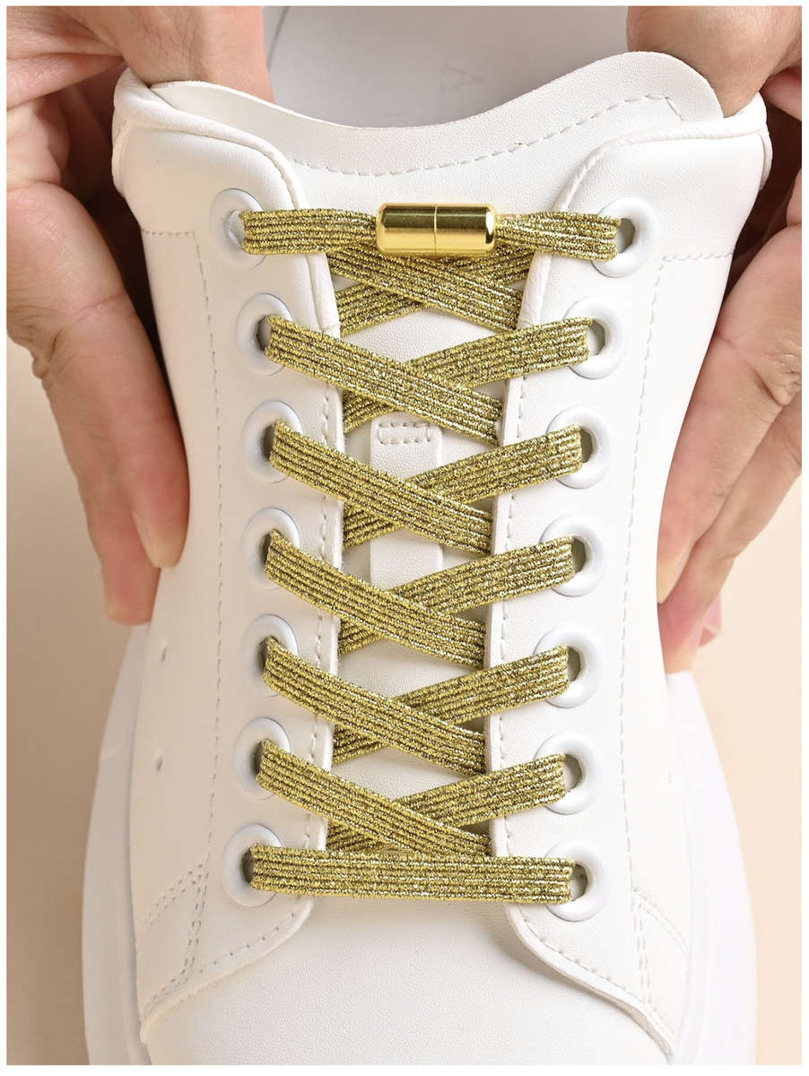 No Tie Shoelace (Gold)