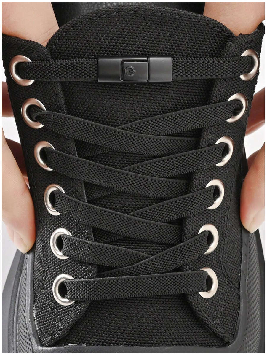 No Tie Shoelace (Black)