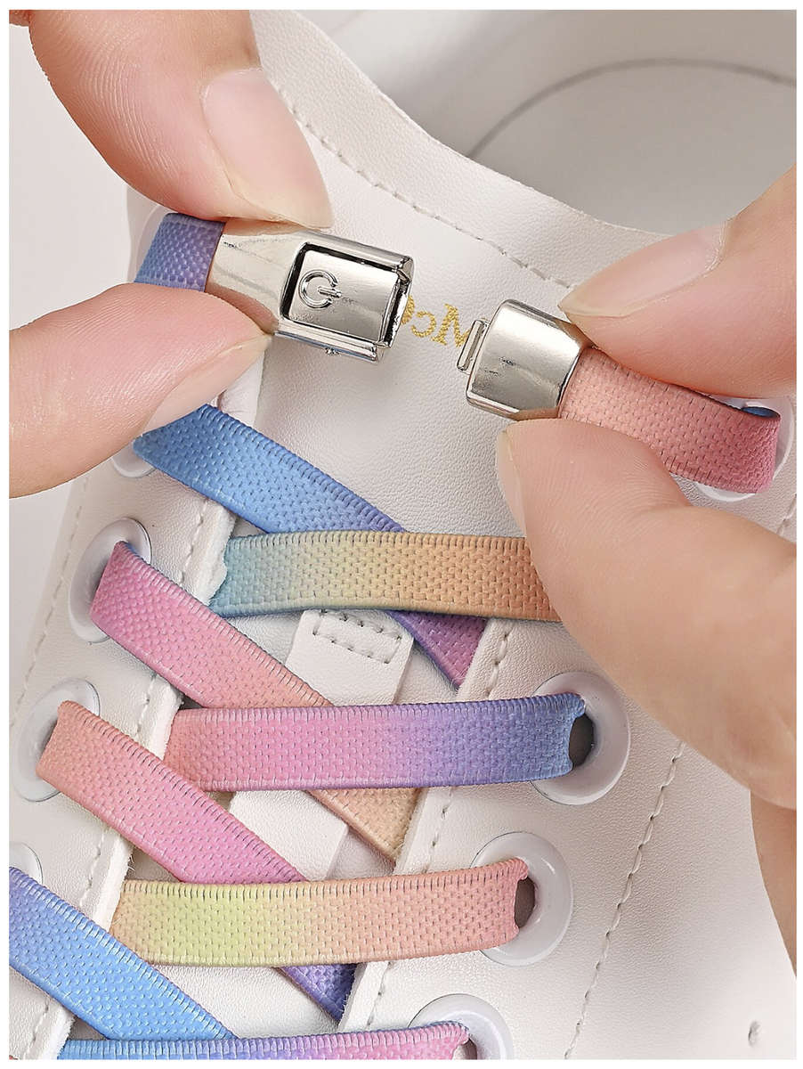 No Tie Shoelace (Pastel Gradient)
