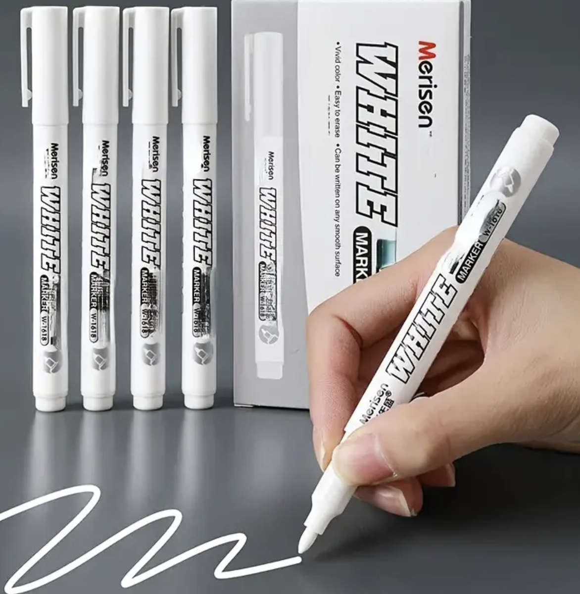 White Paint Waterproof Permanent Marking Pen