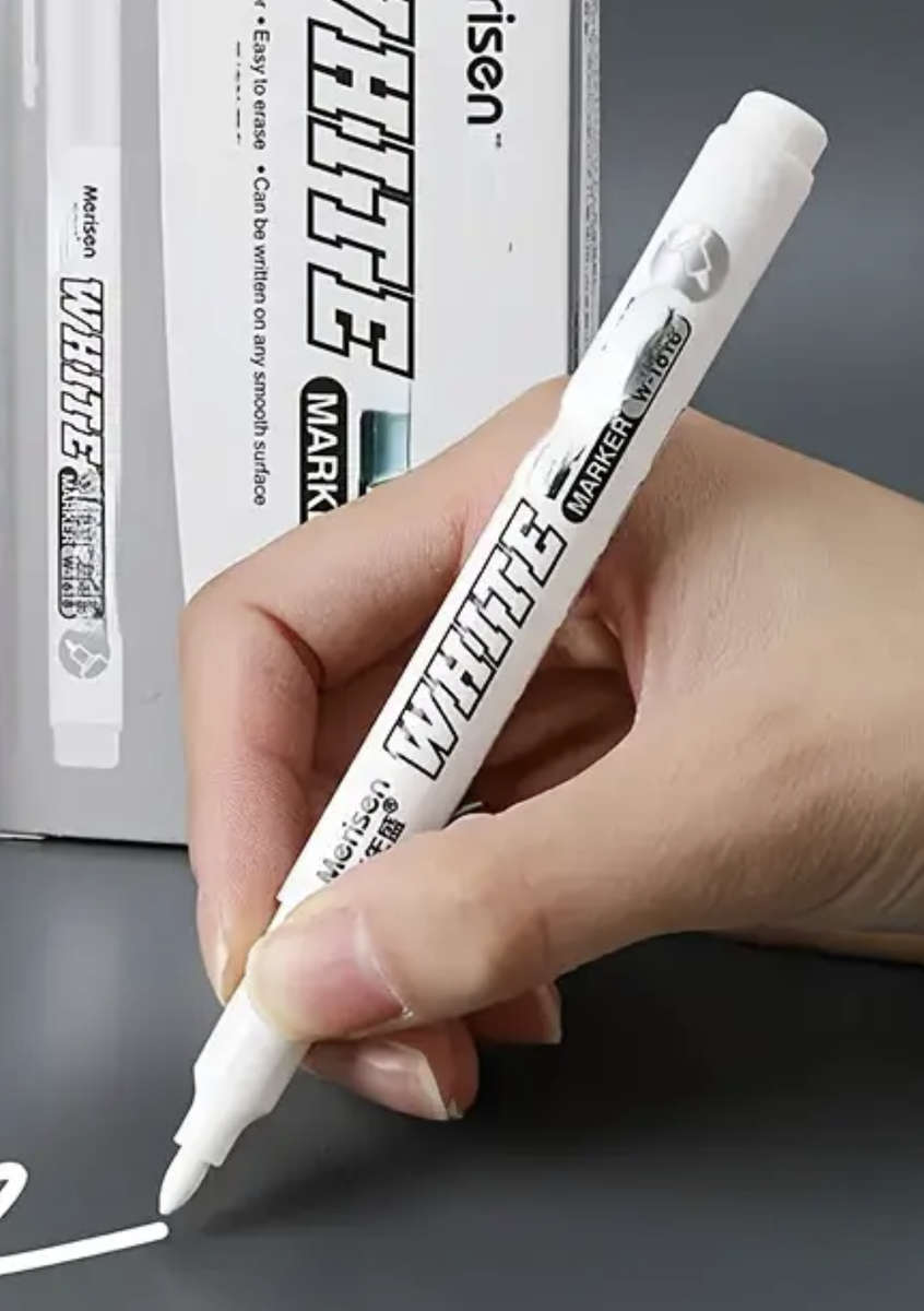 White Paint Waterproof Permanent Marking Pen