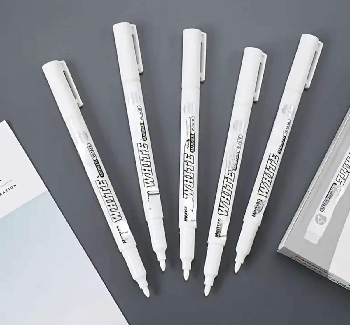 White Paint Waterproof Permanent Marking Pen