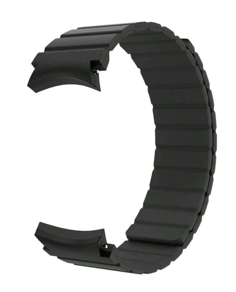 Magnetic Silicone Strap Compatible with Samsung Watch 6 / 5 / 4 (GREEN)