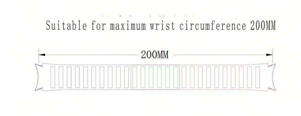 Magnetic Silicone Strap Compatible with Samsung Watch 6 / 5 / 4 (GREEN)