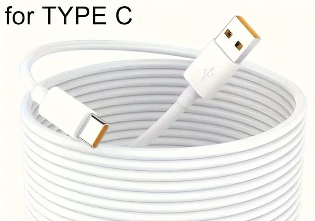 6meter Extra Long USB to Type C Super Fast Charging Cable