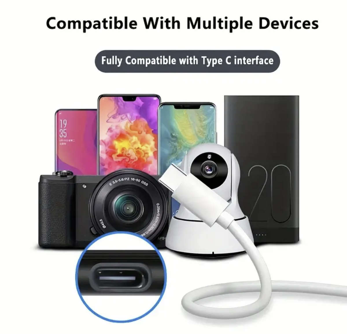 6meter Extra Long USB to Type C Super Fast Charging Cable