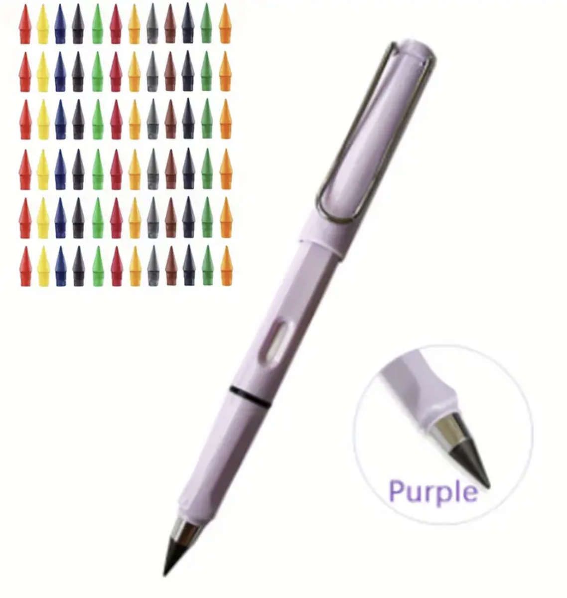 ***BACK TO SCHOOL*** 73-Piece Metallic Eternity Pencil Set (Yellow)