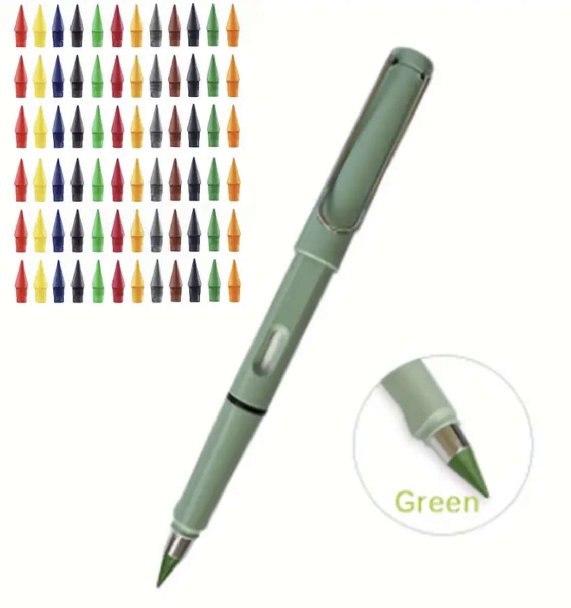 ***BACK TO SCHOOL*** 73-Piece Metallic Eternity Pencil Set (Yellow)