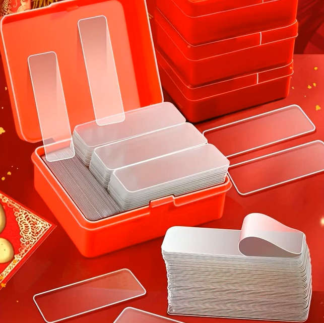 60pcs / 1 Box Multifunctional Double-Sided, Waterproof Nano Tape