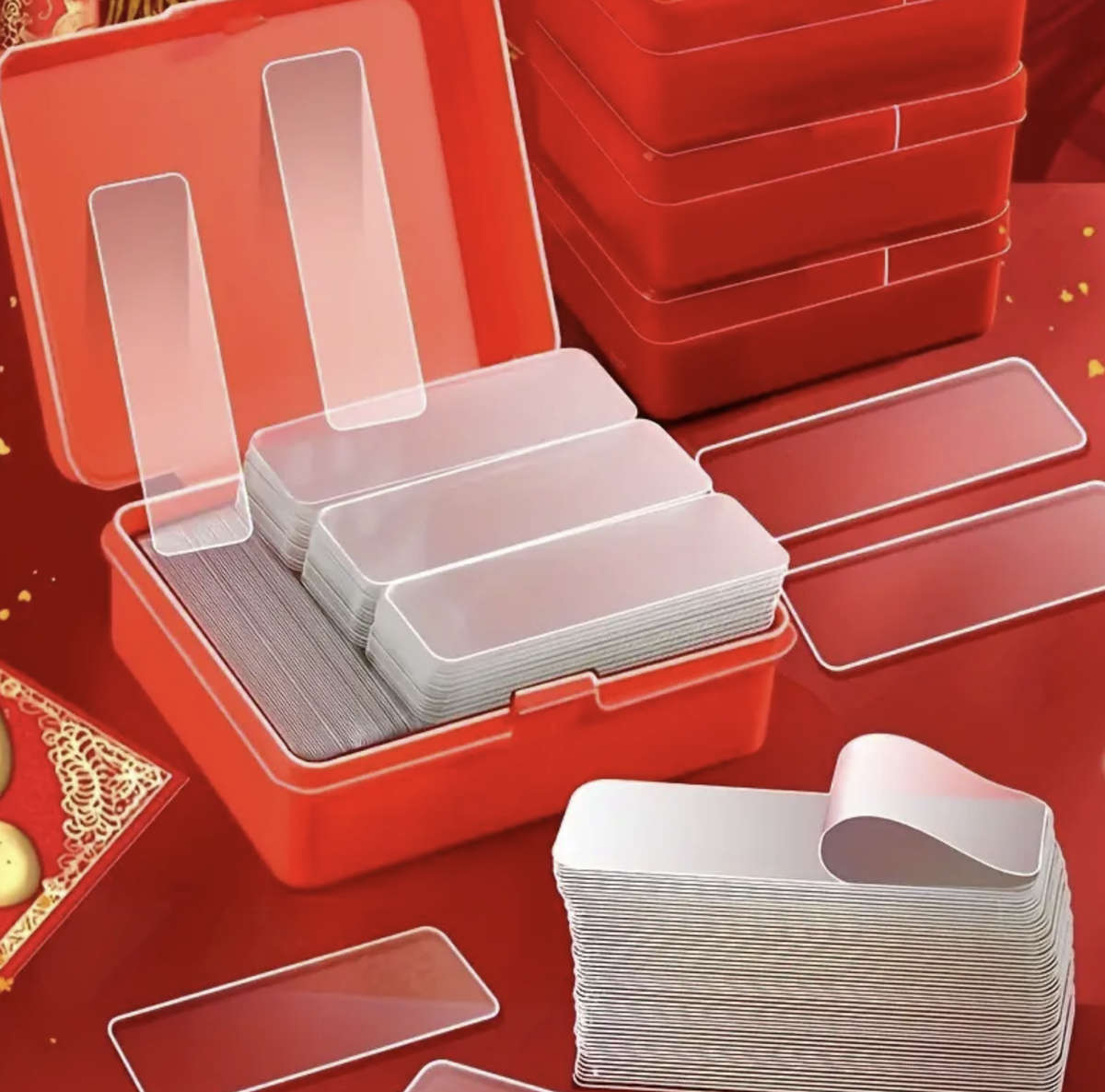 60pcs / 1 Box Multifunctional Double-Sided, Waterproof Nano Tape