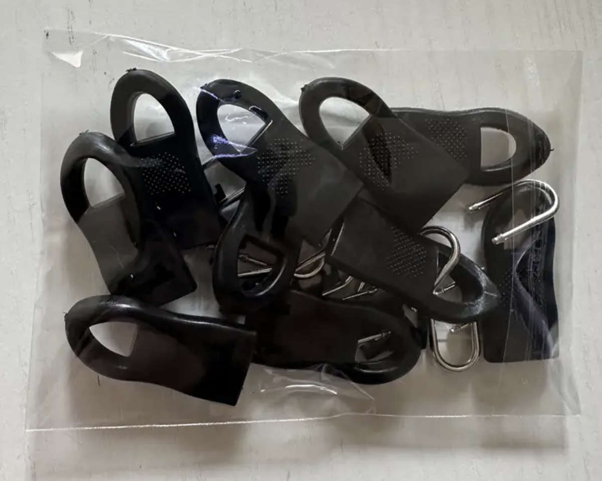 10pcs / 1 pack Universal Zipper Pulls - Black