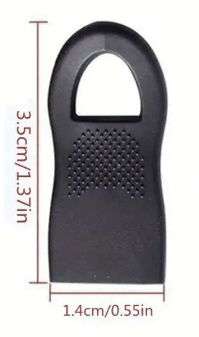 10pcs / 1 pack Universal Zipper Pulls - Black