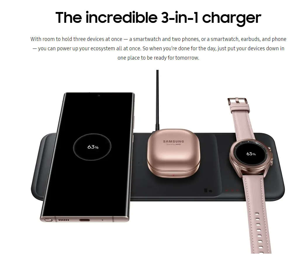 Samsung Wireless Charger Trio Pad