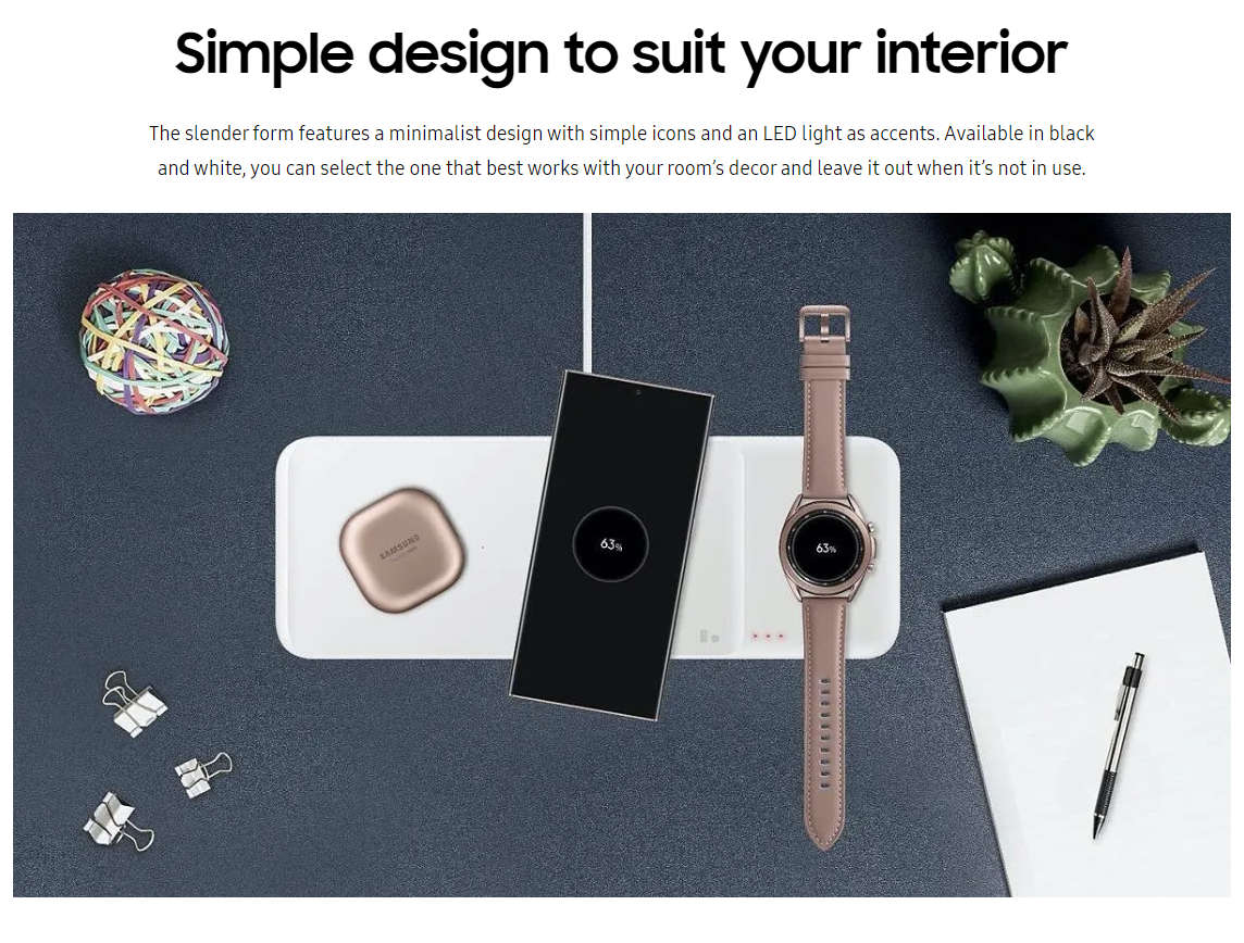 Samsung Wireless Charger Trio Pad