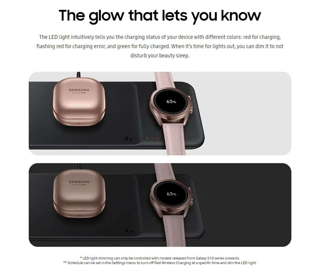 Samsung Wireless Charger Trio Pad