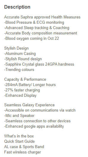 Samsung Galaxy Watch 5 - Bluetooth 40mm Graphite